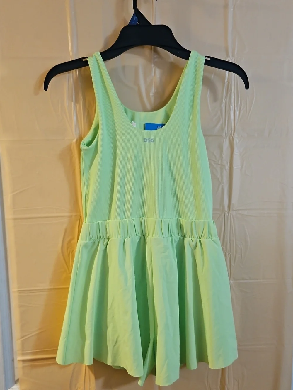 DSG Girls' Stride Fashion Romper: NEON PEAR: NEW WITH TAGS: SIZE L